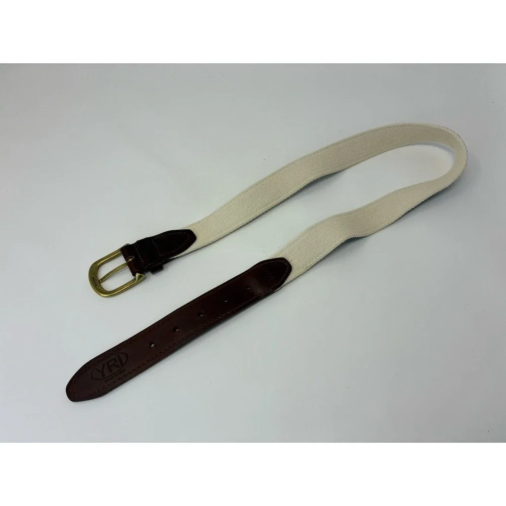 YRI Boneyard Surf Belt Men's 32 Inches Martha's Vineyard Ribbon Leather USA